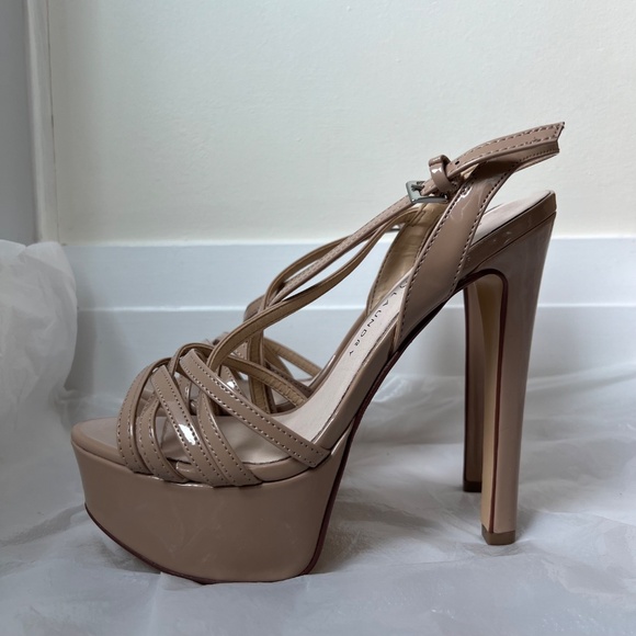 Chinese Laundry Women's Teaser2 Tippy Top Nude Heels Size EU 38.5/US 8 (GUC) - Picture 4 of 14